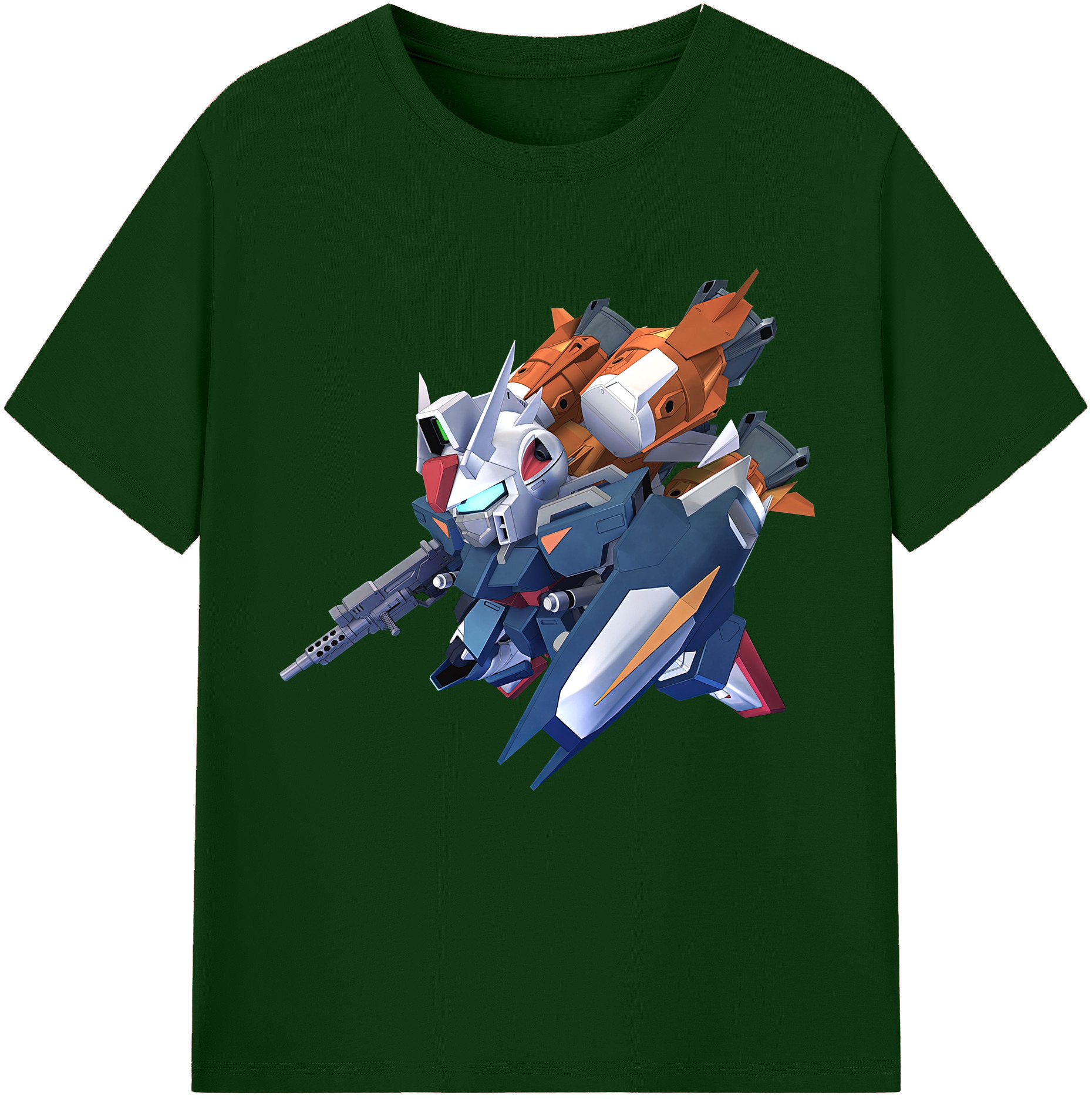 （画像用） 機動戦士ガンダム Mobile Suit Gundam 綿100％半袖Tシャツ（フロントプリント）